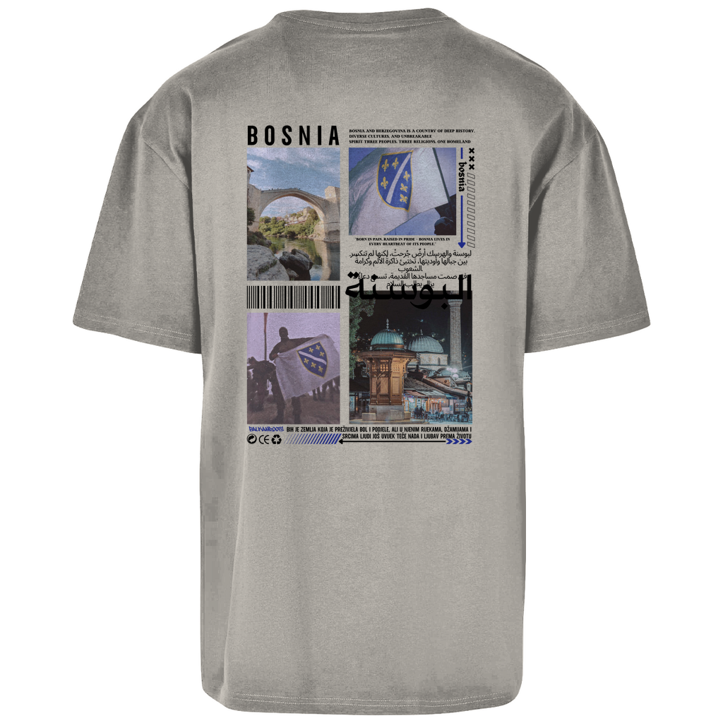 Bosnia Backprint Oversize T-Shirt