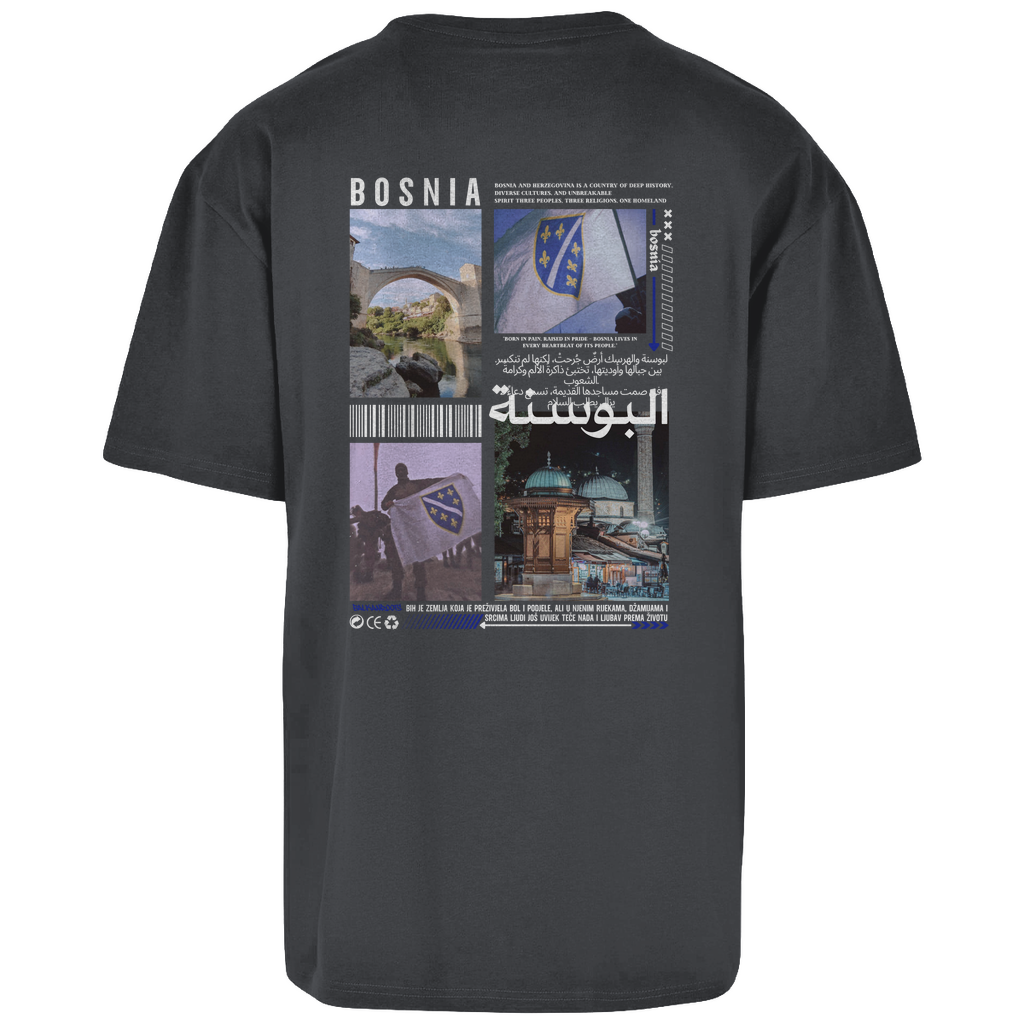 Bosnia Backprint Oversize T-Shirt