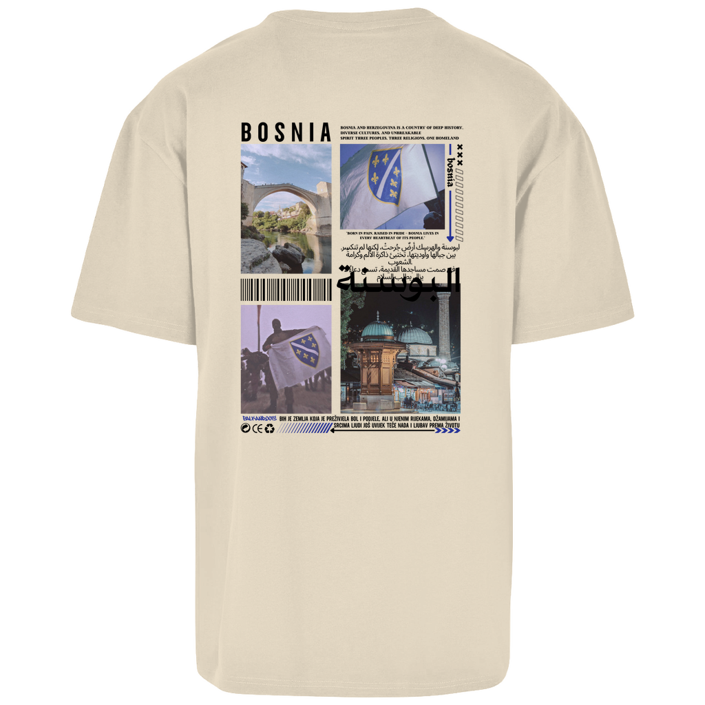 Bosnia Backprint Oversize T-Shirt (Restbestand)