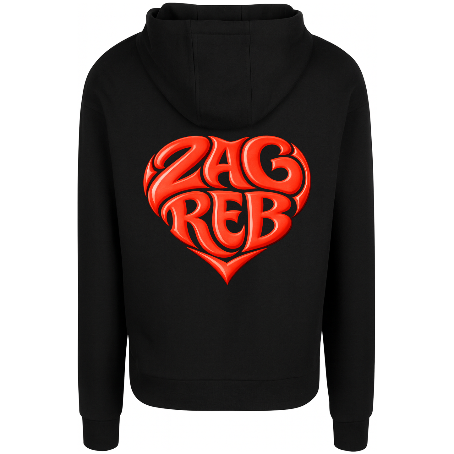 Srce capital city (Front+Back) Premium Hoodie