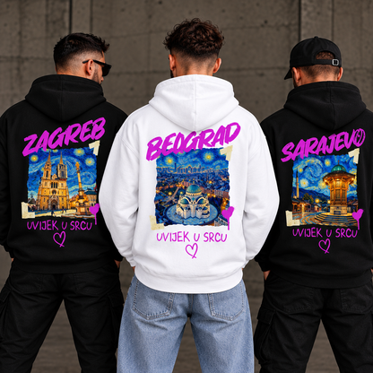 Uvijek u srcu Premium Hoodie