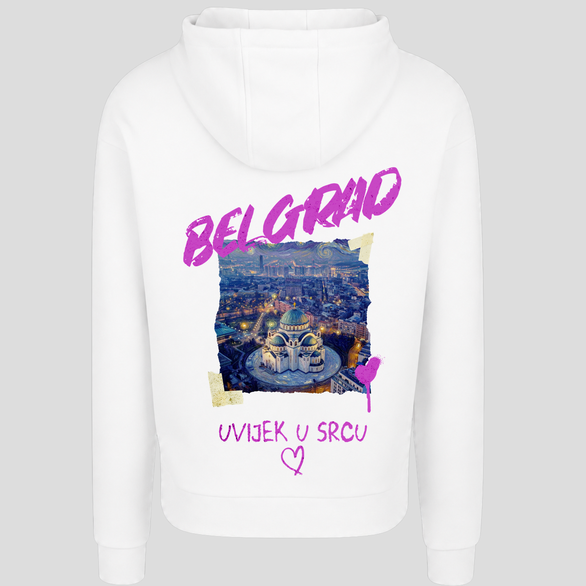 Uvijek u srcu Premium Hoodie