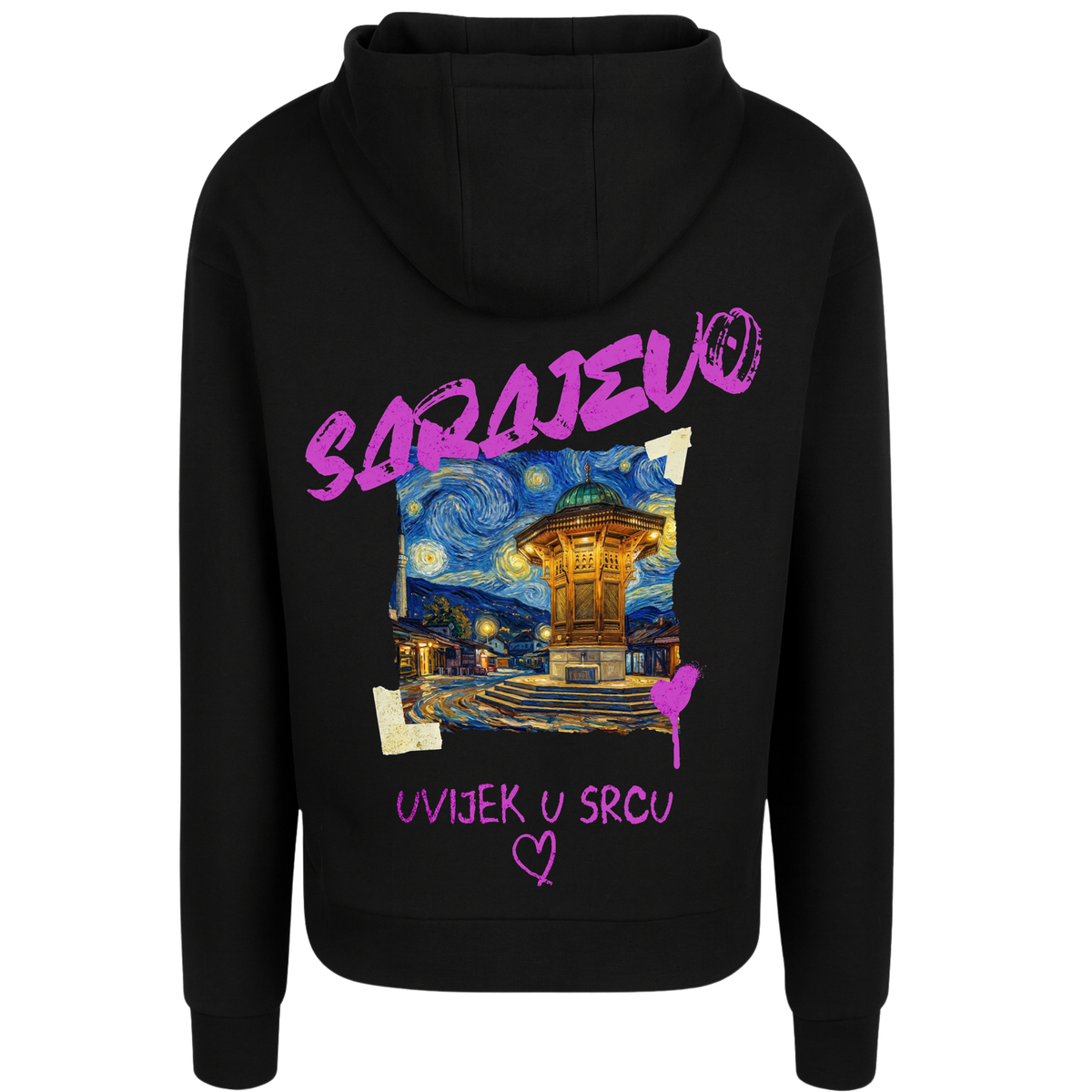 Uvijek u srcu Premium Hoodie
