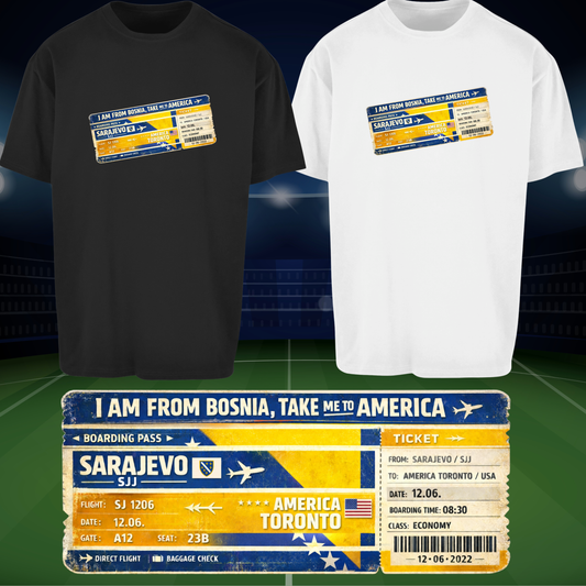 I'am from Bosnia take me to America Premium T-Shirt