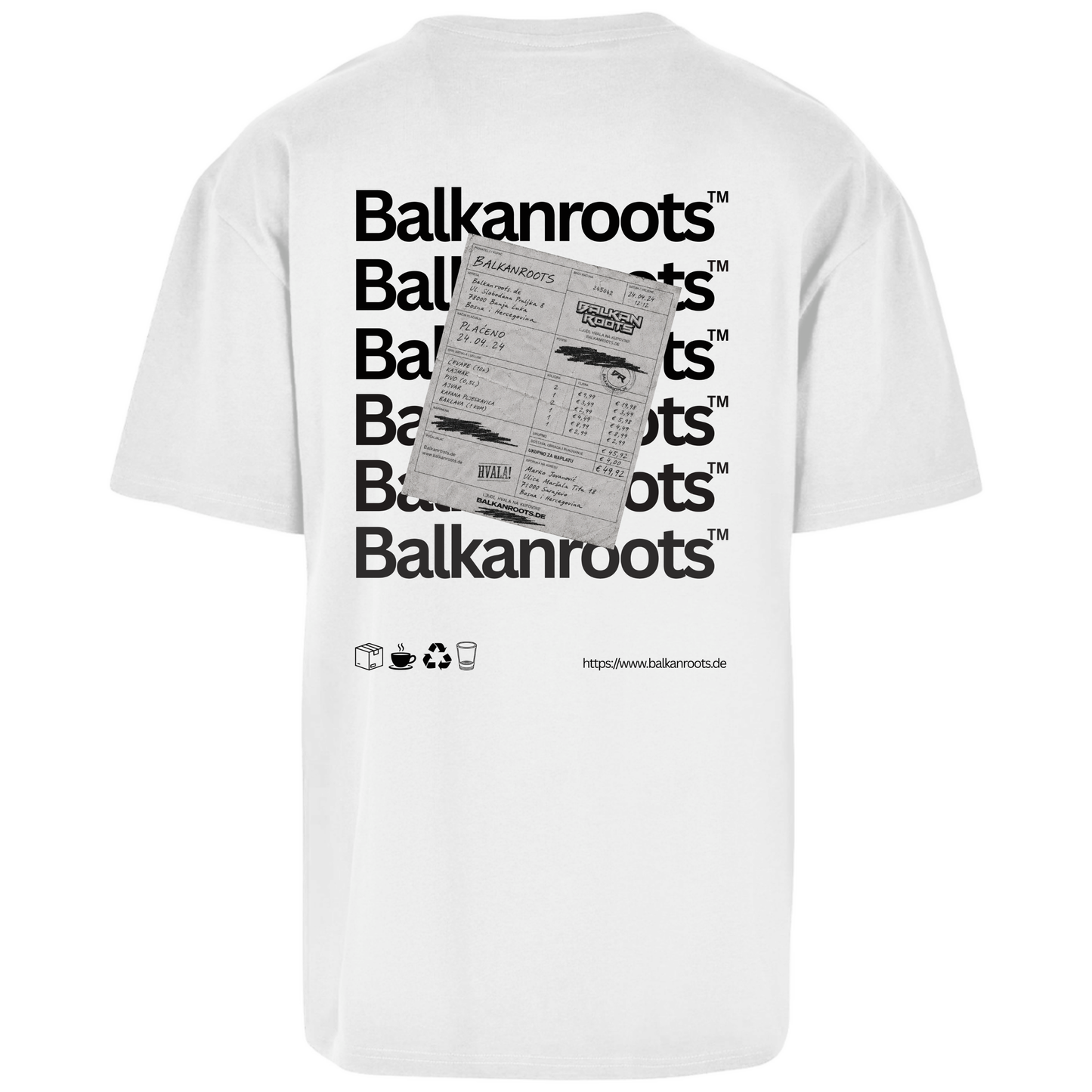 Balkanroots Backprint Premium T-Shirt