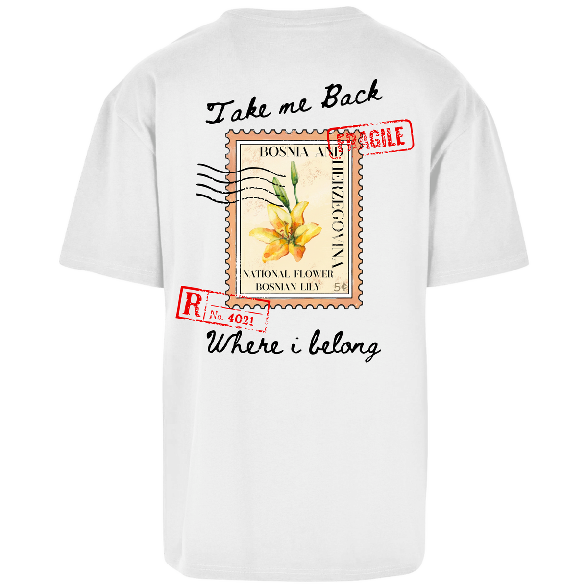 Postkarte Premium T-Shirt