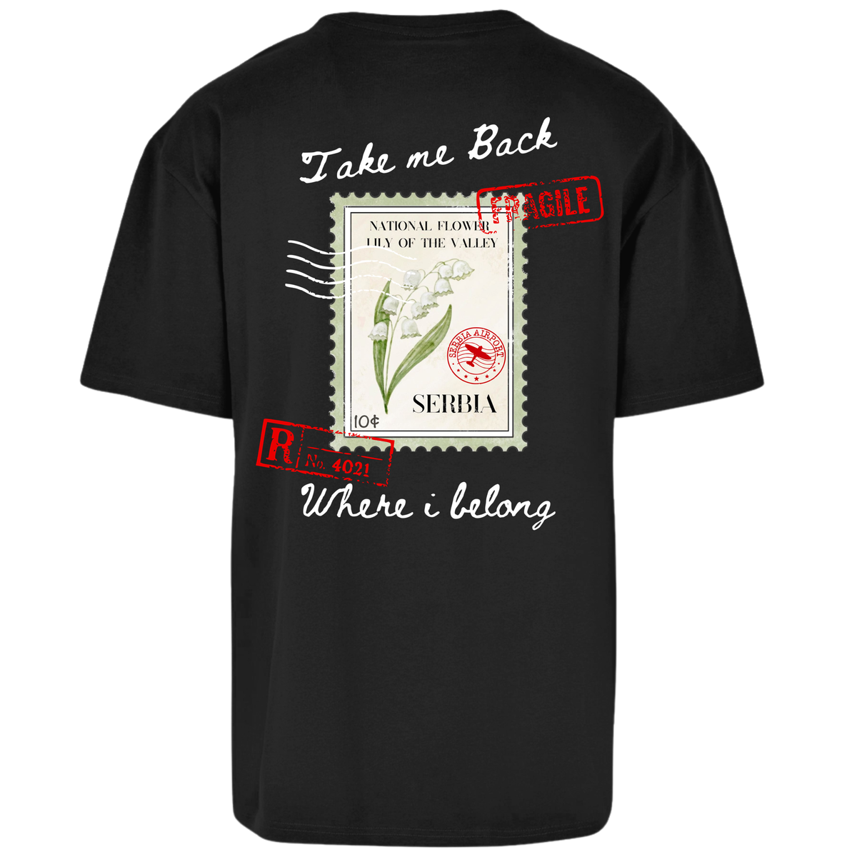 Postkarte Premium T-Shirt