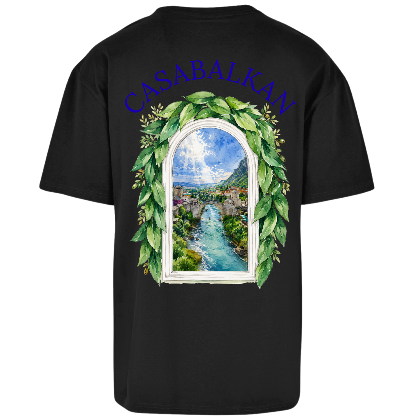 CASA BALKAN Front+Backprint Premium T-Shirt