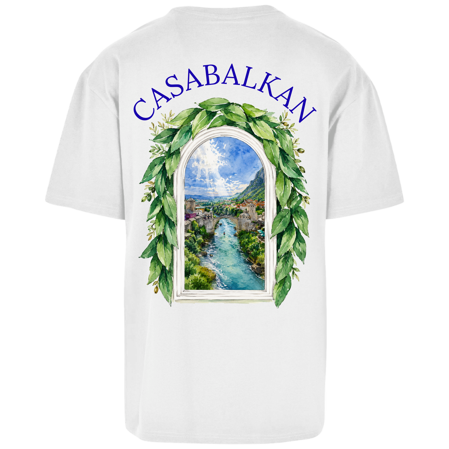CASA BALKAN Front+Backprint Premium T-Shirt