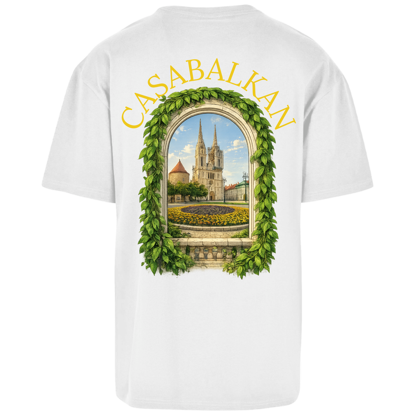 CASA BALKAN Front+Backprint Premium T-Shirt