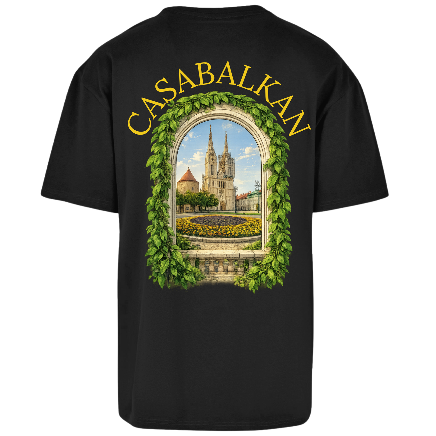 CASA BALKAN Front+Backprint Premium T-Shirt