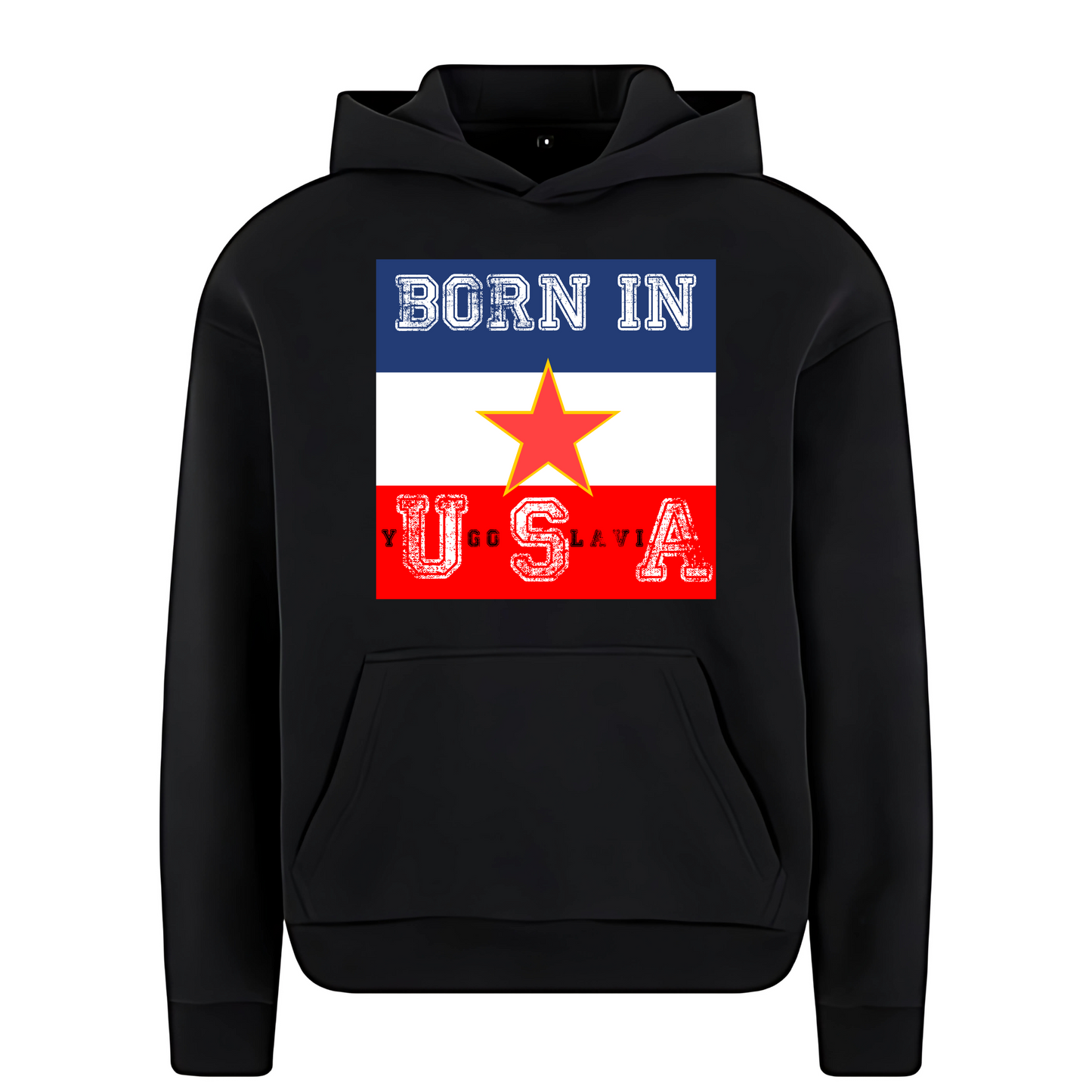 Born in Yugoslavia Premium Hoodie