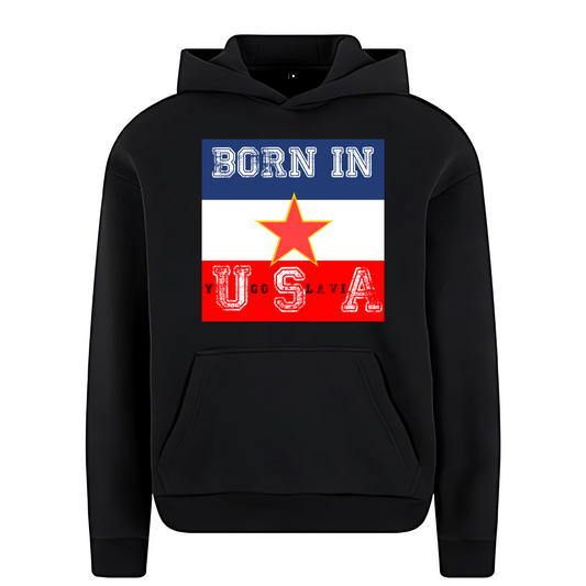 Born in Yugoslavia Premium Hoodie