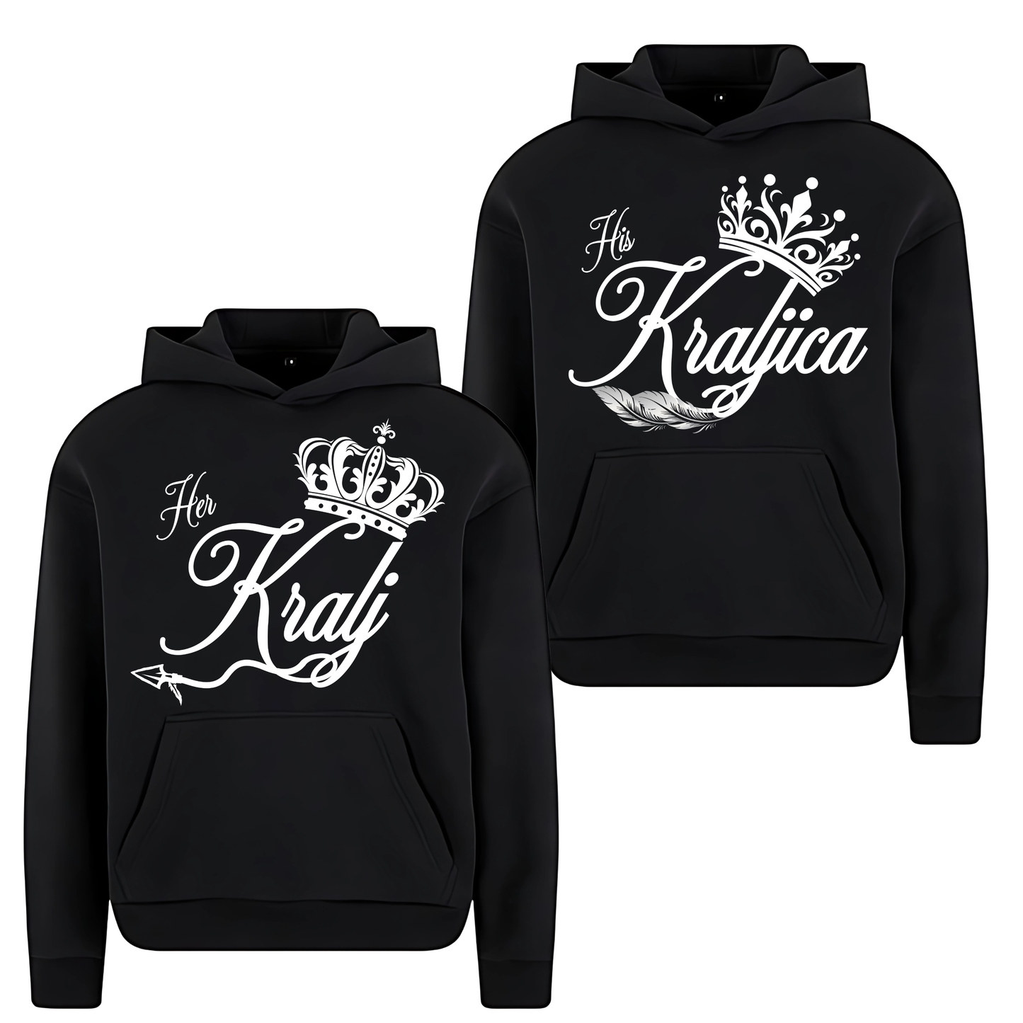 Kralj i Kraljica Premium Hoodie