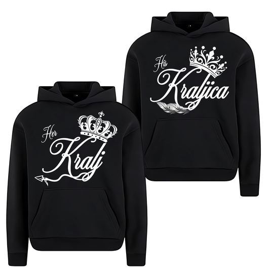 Kralj i Kraljica Premium Hoodie