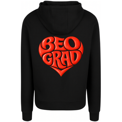 Srce capital city (Front+Back) Premium Hoodie