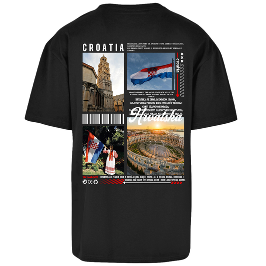 Croatia Backprint Premium T-Shirt