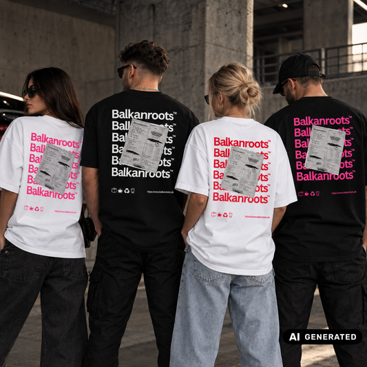 Balkanroots Backprint Premium T-Shirt