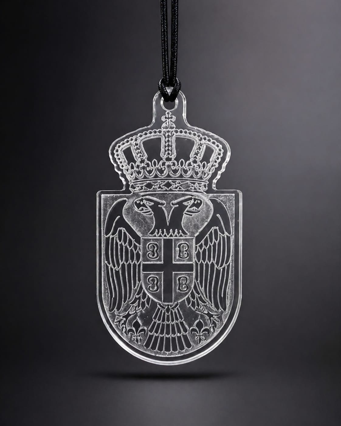 Autospiegel-Anhänger - Wappen Transparent