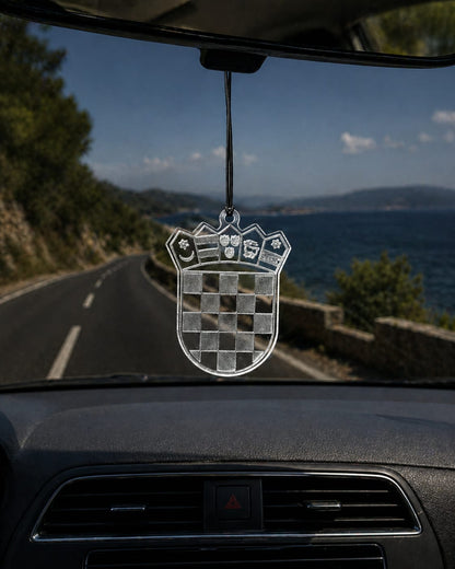 Autospiegel-Anhänger - Wappen Transparent