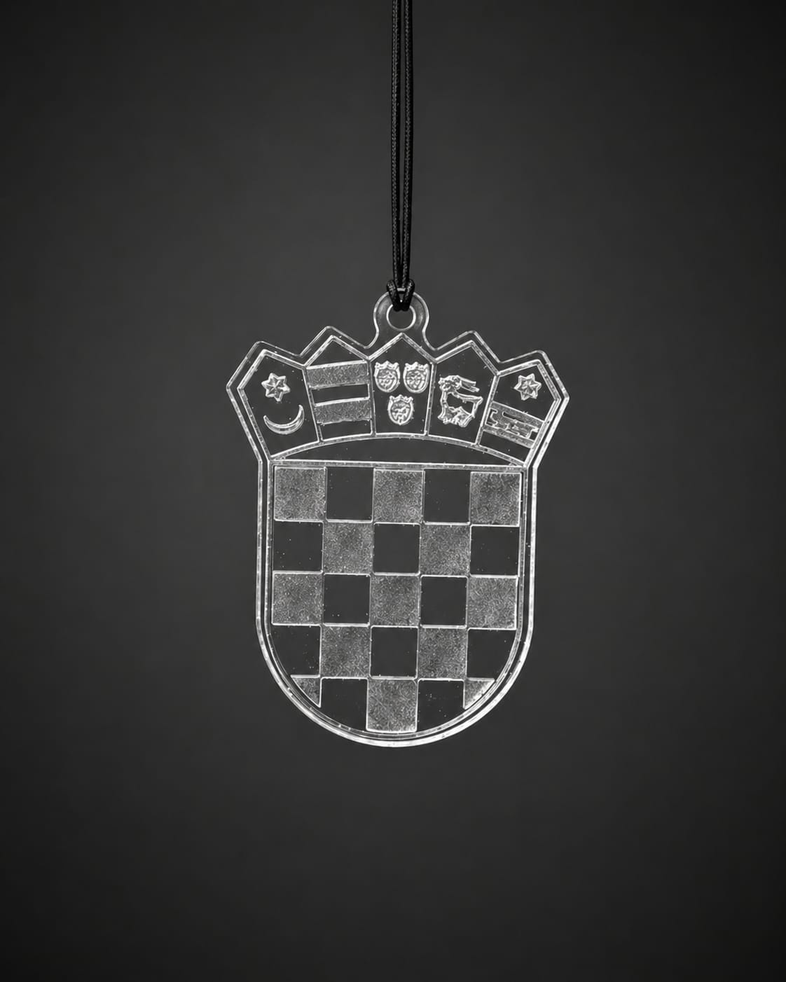 Autospiegel-Anhänger - Wappen Transparent
