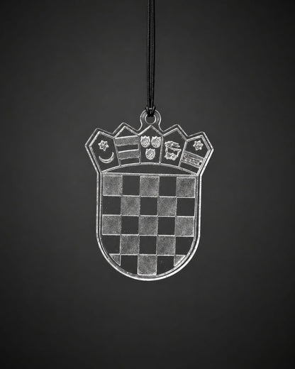 Autospiegel-Anhänger - Wappen Transparent