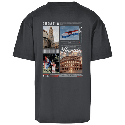 Croatia Backprint Oversize T-Shirt (Restbestand)
